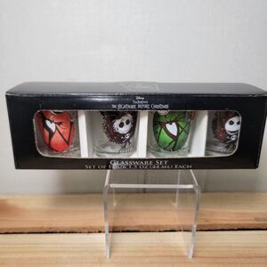 Set of 4 Nightmare Before Christmas Shot Glasses - NIB
